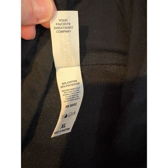 Men's XL Black Pullover Hoodie Death Before Dishonor Graphic Anime JDM - Picture 7 of 8